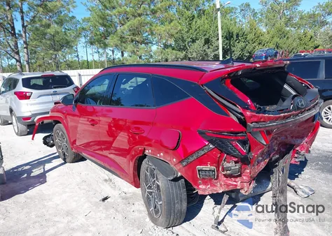 2022 Hyundai Tucson N Line z USA, uszkodzony, nr VIN KM8JF3AE3NU165017